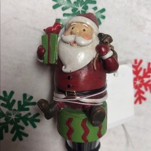 Santa Wine Bottle Stopper